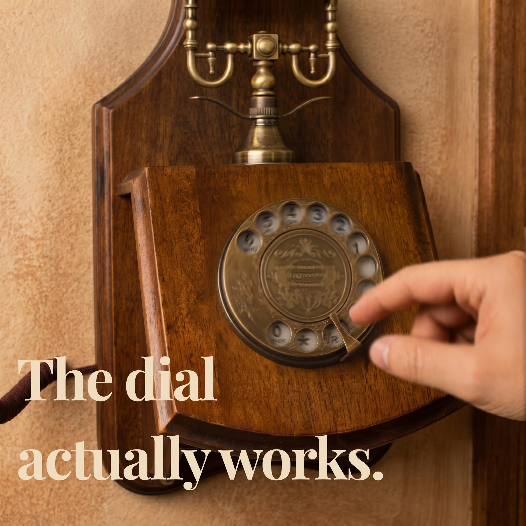 Amazon.com : Opis 1921 Cable Model D — Vintage Wall Phone, Real